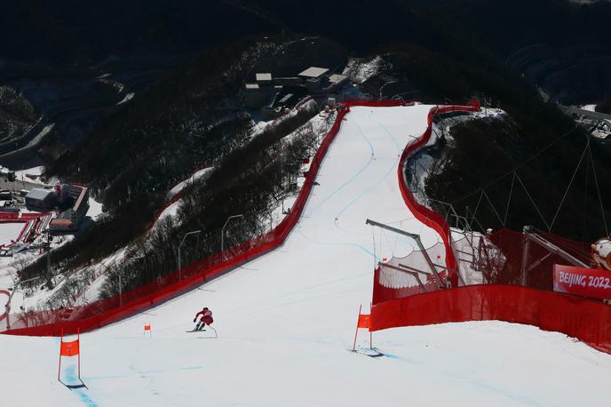 Skala Matthias Mayer | Matthias Mayer na olimpijski progi Skala v Jančingu | Foto Reuters