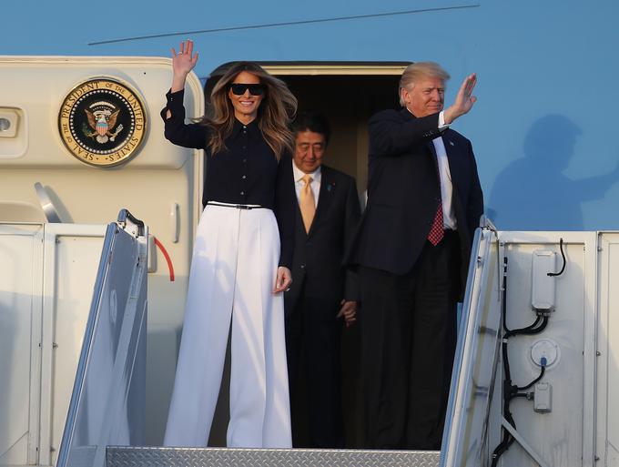 Melania v Korsu. | Foto: Getty Images