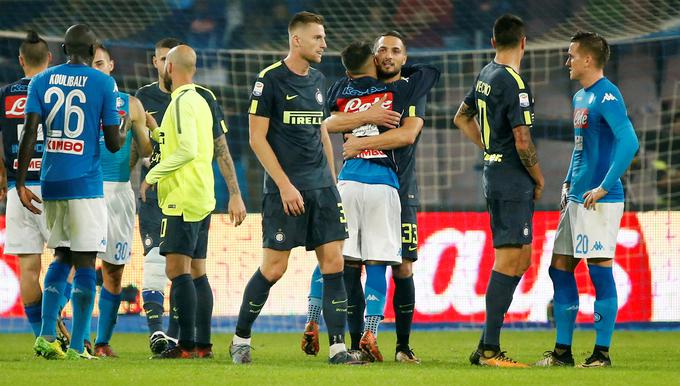 Po dvoboju so bili bolj zadovoljni v taboru Interja. | Foto: Reuters