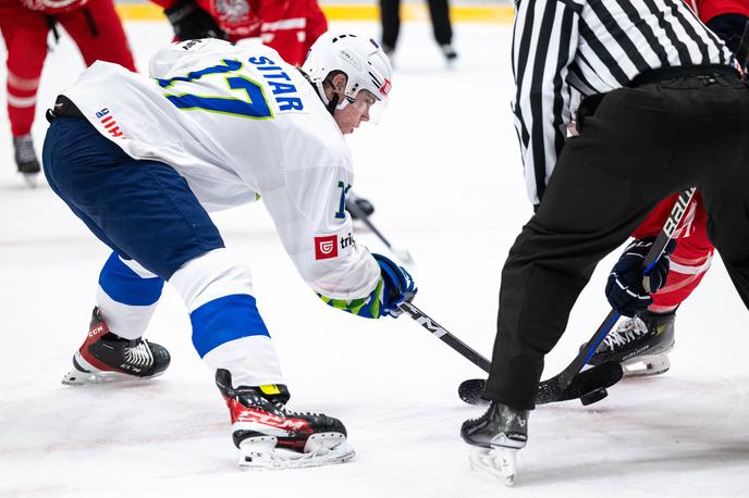 U20, slovenska hokejska reprezentanca do 20 let, Filip Sitar | Slovenci so za uvod izgubili z Norvežani. | Foto Domen Jančič/HZS