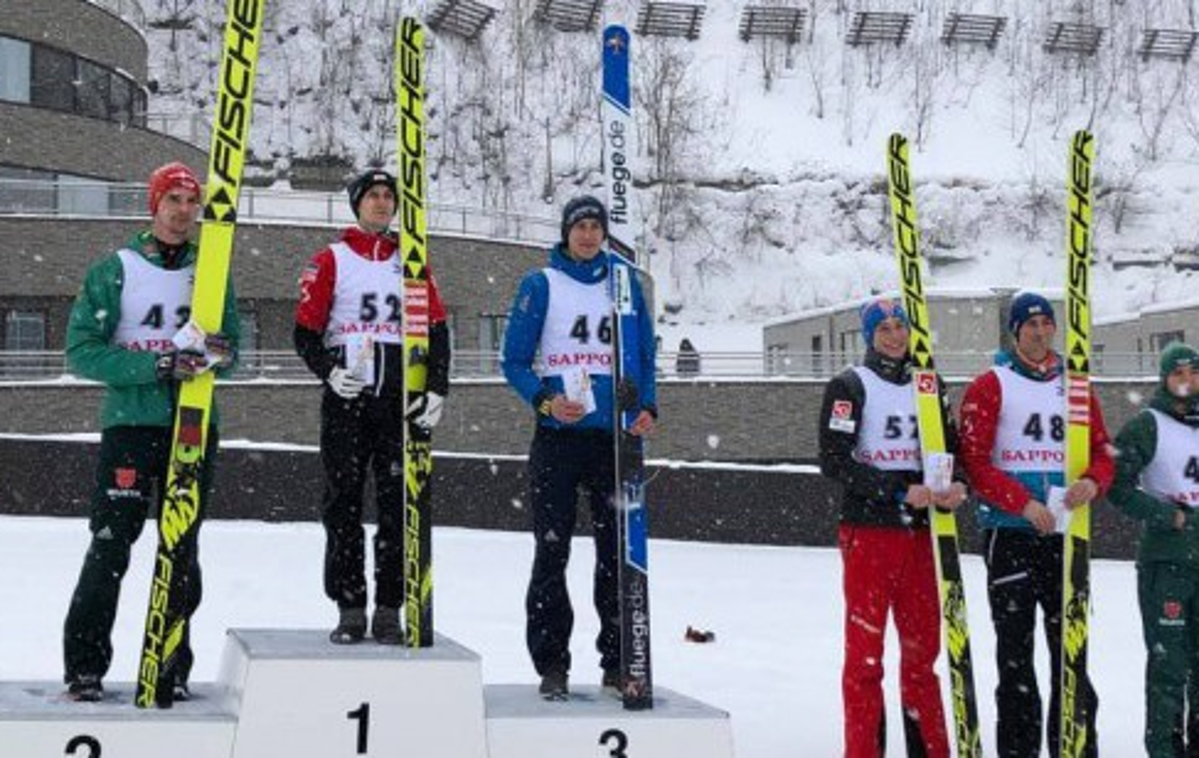 Dežman | Nejc Dežman je bil v Saporu na stopničkah. | Foto SZS