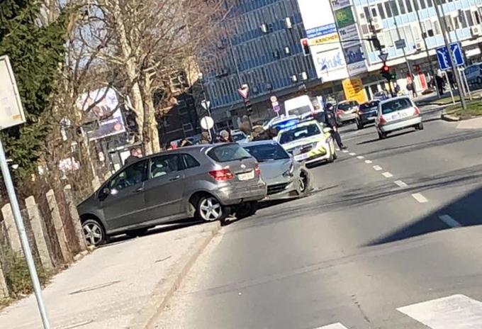 V nesreči ni bil nihče poškodovan. | Foto: Klemen Putar, FB/V živo s slovenskih cest