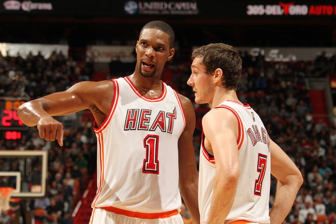 Chris Bosh še ne sme stopiti na parket. | Foto: Getty Images