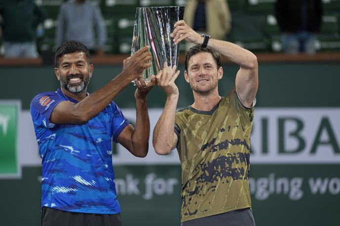 Rohan Bopanna | Rohan Bopanna, ki je 4. marca dopolnil 43 let starosti, je postal najstarejši zmagovalec mastersa ATP serije 1000. | Foto Guliverimage