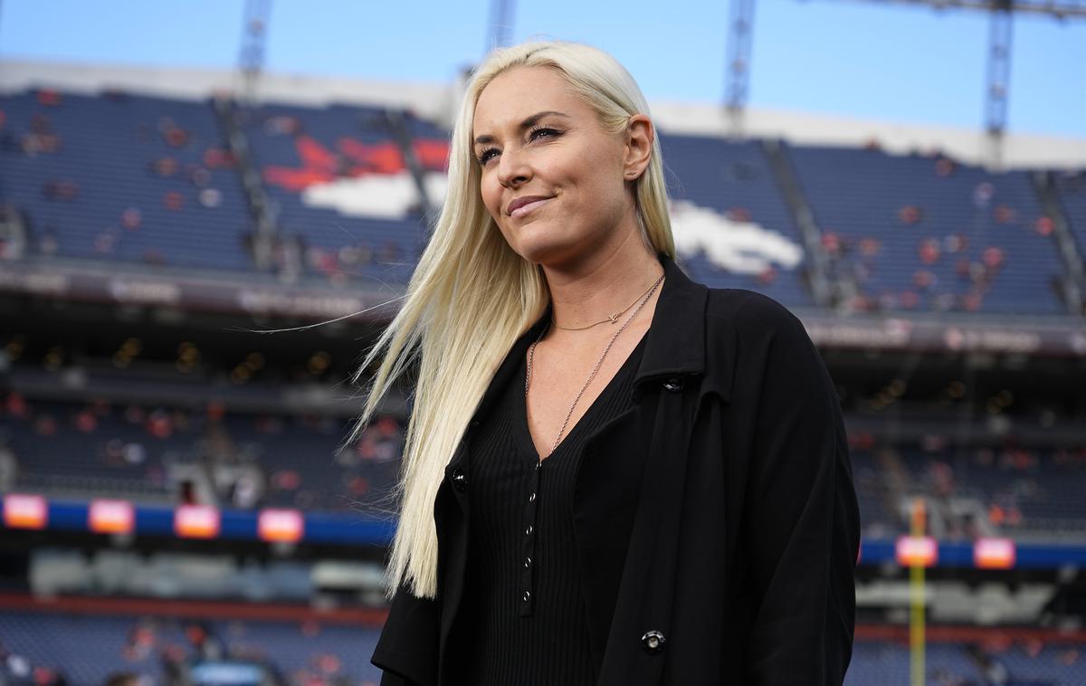 Lindsey Vonn | S smučk na nogomet. Nedeljski večer je preživela na tekmi lige NFL v Denverju. | Foto Guliver Image