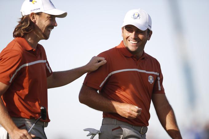 Francesco Molinari in Tommy Fleetwood. | Foto: Reuters