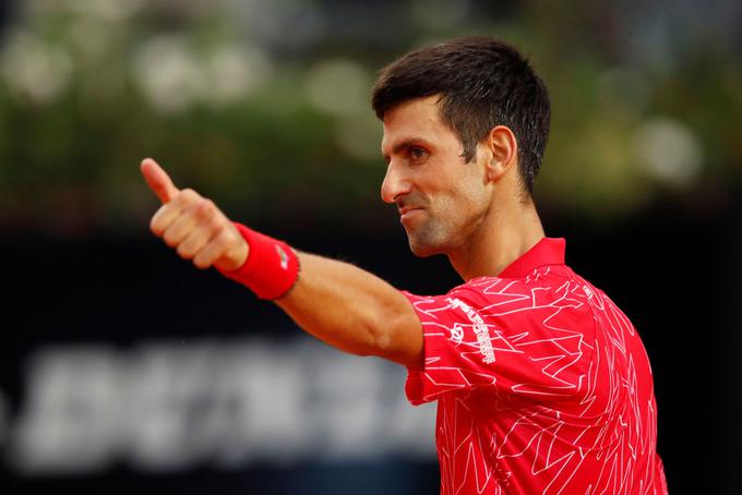 Damirja Džumhurja podpira tudi Novak Đoković. | Foto: Gulliver/Getty Images