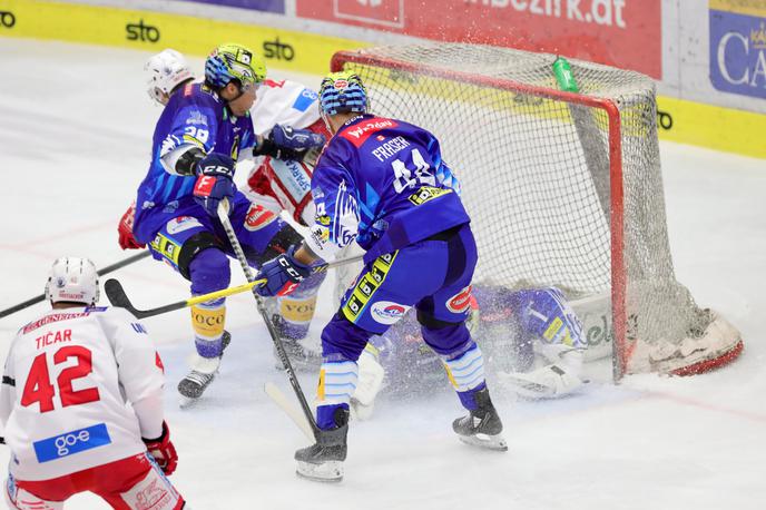 Rok Tičar EC KAC Celovec : VSV Beljak | Rok Tičar je na uvodni tekmi končnice ICEHL zadel ob zmagi Celovca na koroškem derbiju v Beljaku. | Foto VSV/Krammer