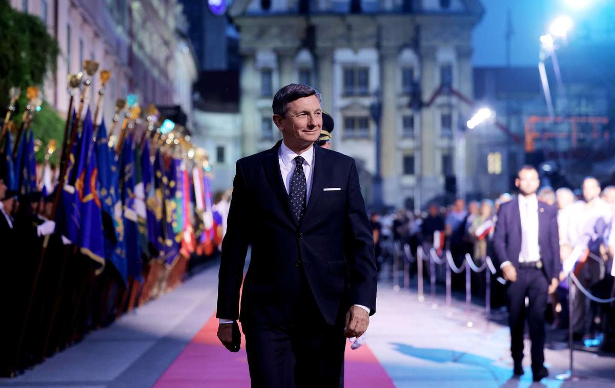 Proslava ob dnevu državnosti | Kot predsednik in kot oče si Borut Pahor želi, da bi otroci, ki rastejo v tej skupnosti, "v nas videli upanje, ki bo poganjalo njihovo domišljijo in navdihovalo njihove talente". | Foto STA