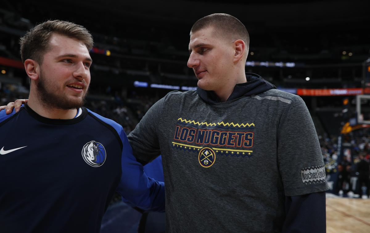 Nikola Jokić Luka Dončić | Luka Dončić in Nikola Jokić spadata med najboljše košarkarje na svetu. | Foto Guliverimage