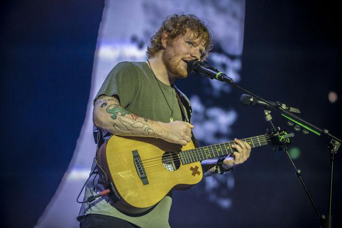 Britanski izvajalci so britanski ekonomiji leta 2014 prinesli kar pet milijard. Na fotografiji Ed Sheeran. | Foto: Getty Images