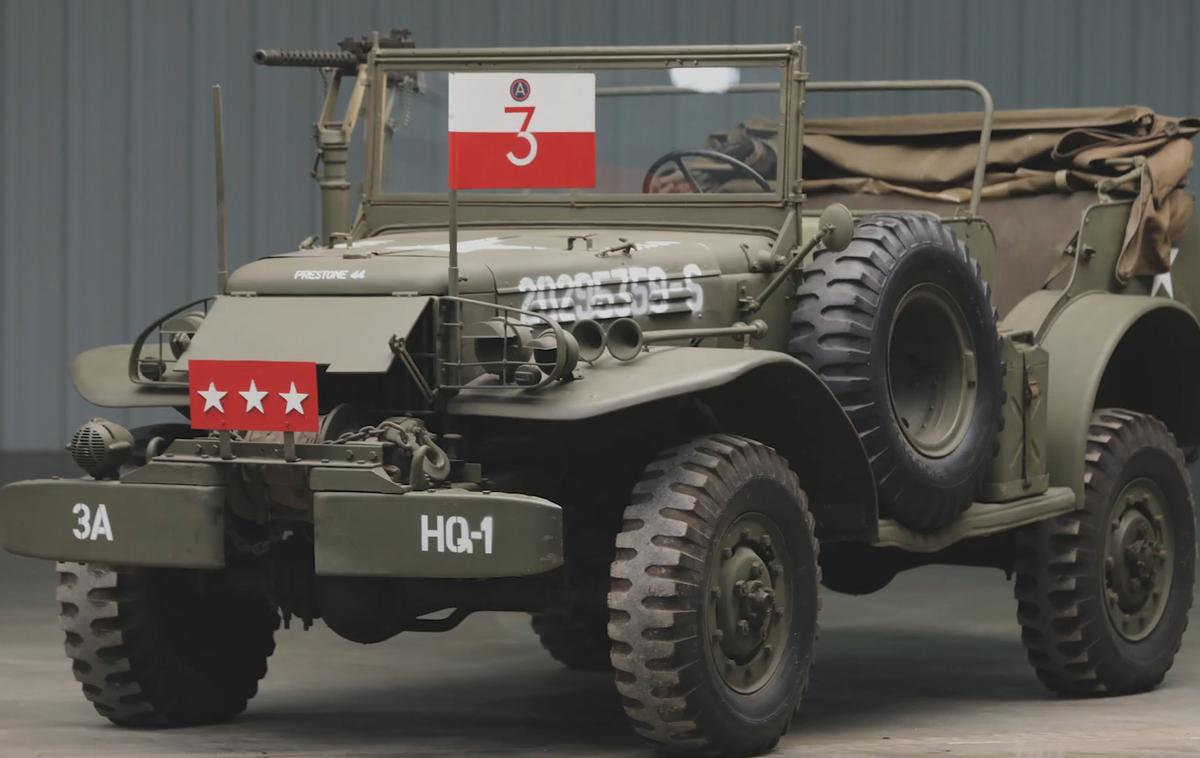 Dodge George Patton |  Generalu Pattonu so to vozilo po njeg0vih željah predelali leta 1944 v Angliji. | Foto WorldWideAuctioneers