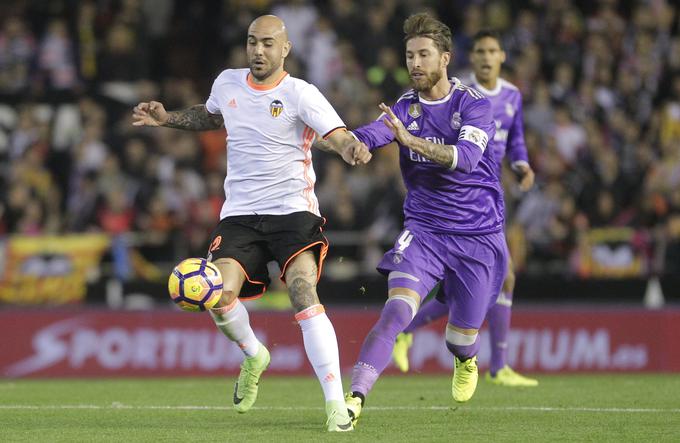 Italijanski reprezentant Simone Zaza se je v Valencii odlično znašel. | Foto: Reuters