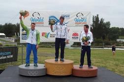 Luka Božič prišel do tako želene medalje