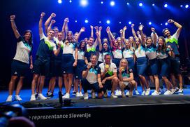 Sprejem olimpijcev - Kongresni trg, Ljubljana