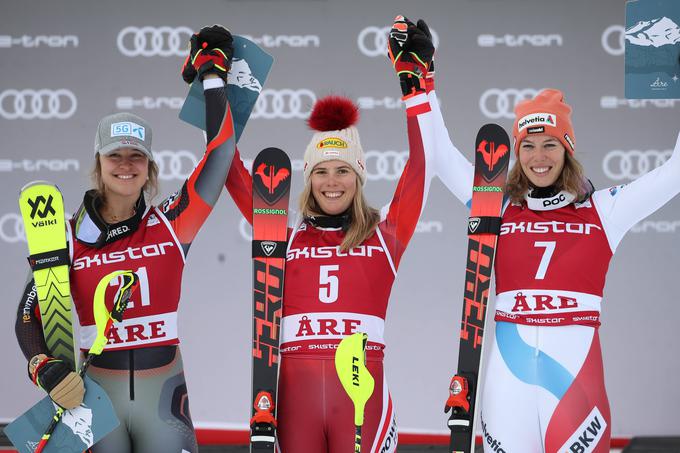 Katharina Liensberger je bila danes najhitrejša. | Foto: Guliverimage/Vladimir Fedorenko