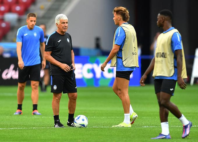 Gian Piero Gasperini bo poskušal v trenerskem obračunu presenetiti rojaka Carla Ancelottija. | Foto: Reuters