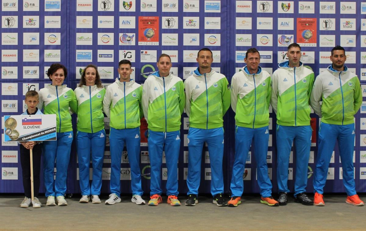 Slovenska balinarska reprezentanca. SP 2024 | Slovenska reprezentanca se s svetovnega prvenstva vrača z dvema srebrnima in tremi bronastimi medaljami. | Foto Balinarska zveza Slovenije