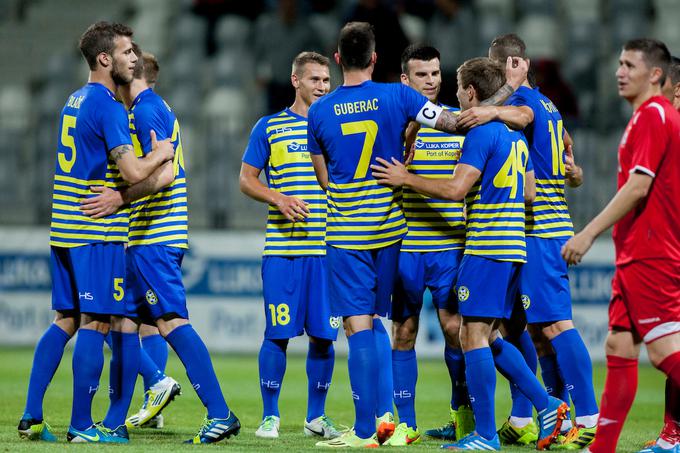 Koper, takrat še z vzdevkom kanarčki, je pred tremi leti poskrbel za tri zaporedne evropske zmage. | Foto: Urban Urbanc/Sportida