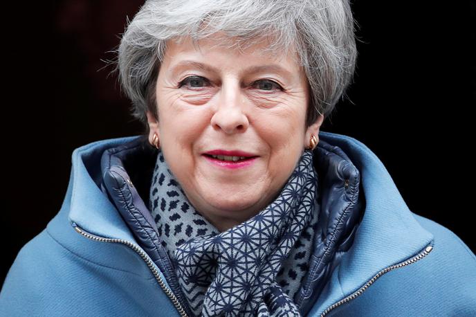 Theresa May | Britanska premierka Theresa May se je sestala z nemško kanclerko Angelo Merkel in francoskim predsednikom Emmanuelom Macronom. | Foto Reuters