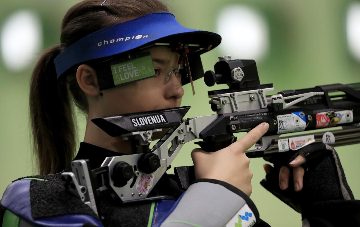 Živa Dvoršak | Živa Dvoršak zanesljivo na nedeljsko tekmo. | Foto Getty Images