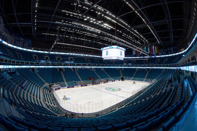 Barys Nur-Sultan, ki domuje v Barys Areni, se je kot prvi kazahstanski klub prebil med deseterico najboljših evropskih klubov. | Foto: Matic Klanšek Velej/Sportida