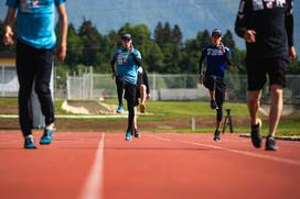 Slovenski skakalci trening Kranj