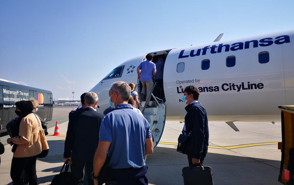 letalo letališče Brnik Frankfurt | Foto Fraport: Okrevanje prometa na ljubljanskem letališču je povsem primerljivo z okrevanjem "čistega" mednarodnega prometa drugod po Evropi.