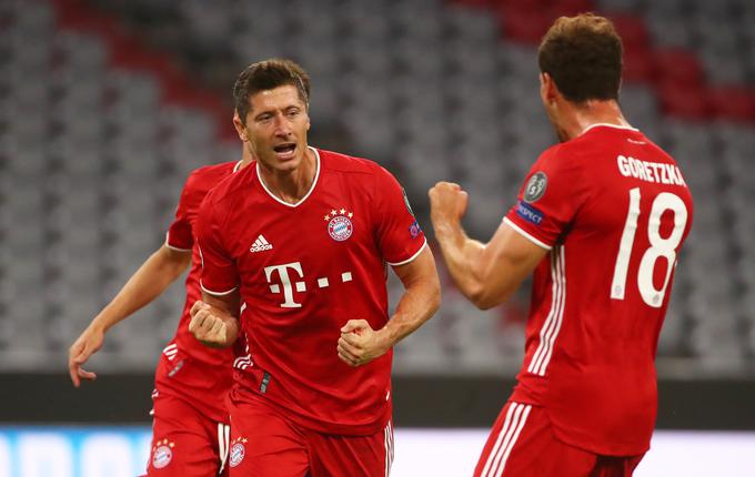 Prvi strelec lige prvakov Robert Lewandowski je z Bayernom zanesljivo izločil Chelsea. | Foto: Reuters