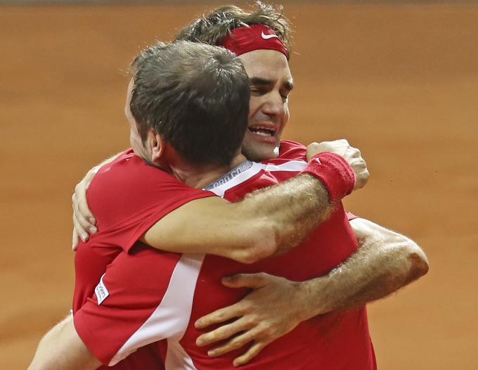 Severin Luthi in Roger Federer sta v preteklih letih zgradila zelo dober odnos. | Foto: Guliverimage/Vladimir Fedorenko