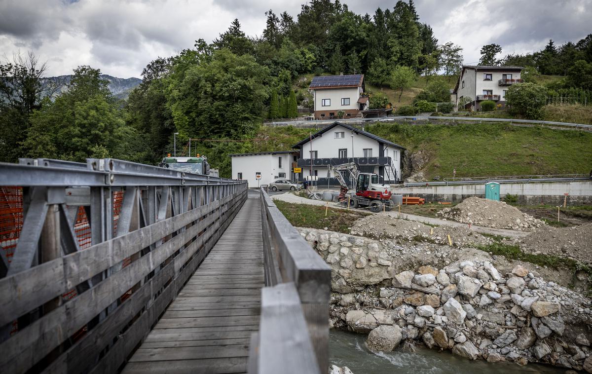 Kamnik leto po poplavah | Slovenija bo za popoplavno obnovo prejela še 328,4 milijona evrov, potem ko ji je komisija že decembra lani izplačala 100 milijonov evrov predplačila. | Foto Ana Kovač