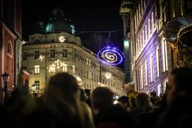 Prižig lučk v Ljubljani