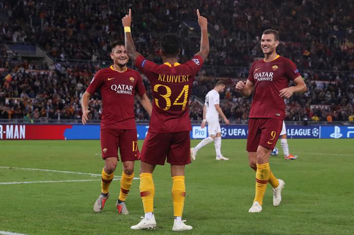 Justin Kluivert | Roma je v torek premagala Viktorio Plzen kar s 5:0. | Foto Reuters