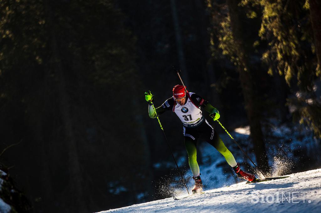 Pokljuka, 20 km, prvi dan