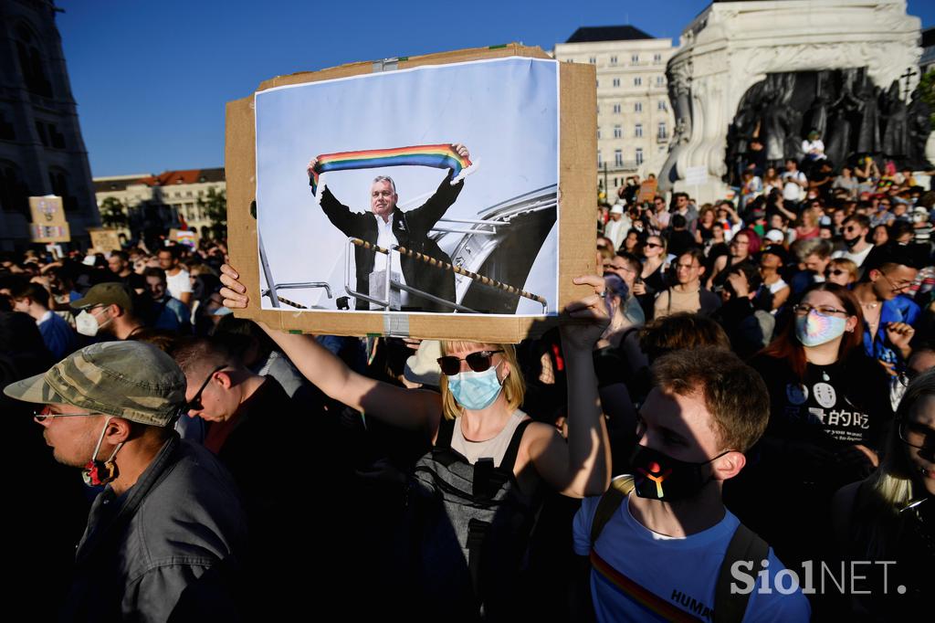 protesti madžarska LGBT