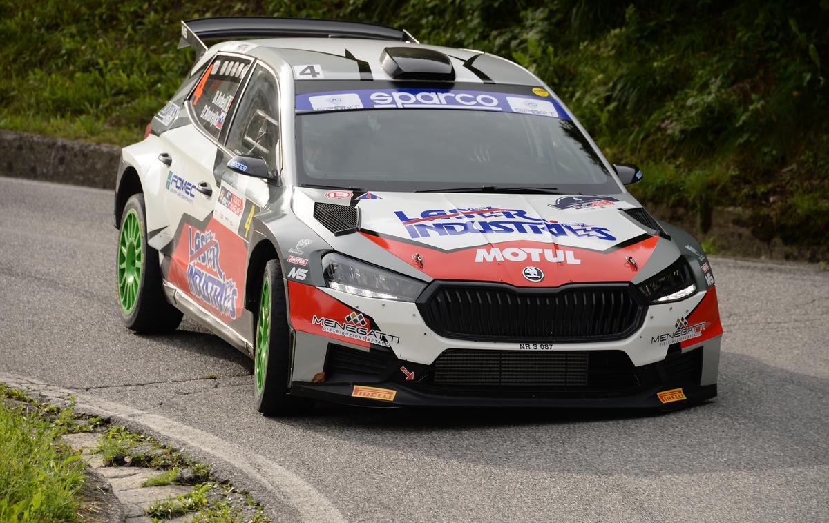 Boštjan Avbelj | Boštjan Avbelj in Damijan Andrejka (škoda fabia RS rally2) na reliju Mille Miglia v okolici Brescie. | Foto ACI Sport