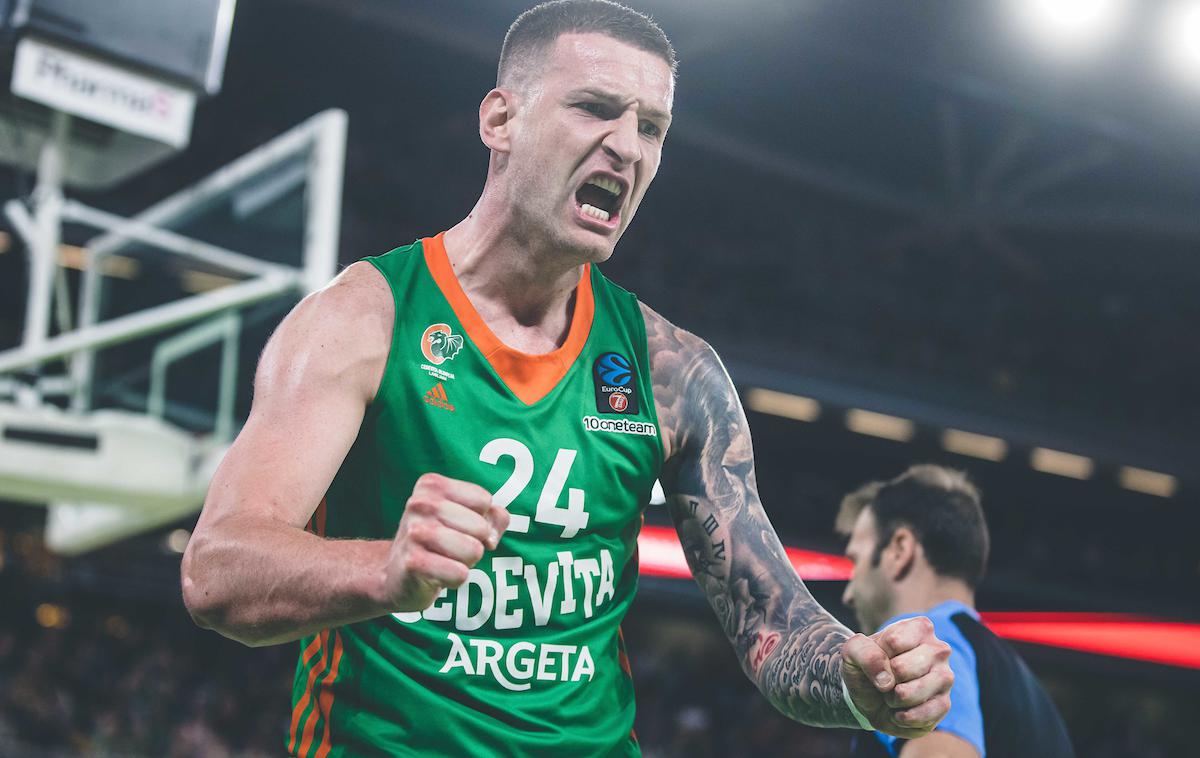 Cedevita Olimpija : Turk Telekom, EuroCup, Alen Omić | Alen Omić je dosegel dvojnega dvojčka: 15 točk in kar 16 skokov. | Foto Grega Valančič/Sportida