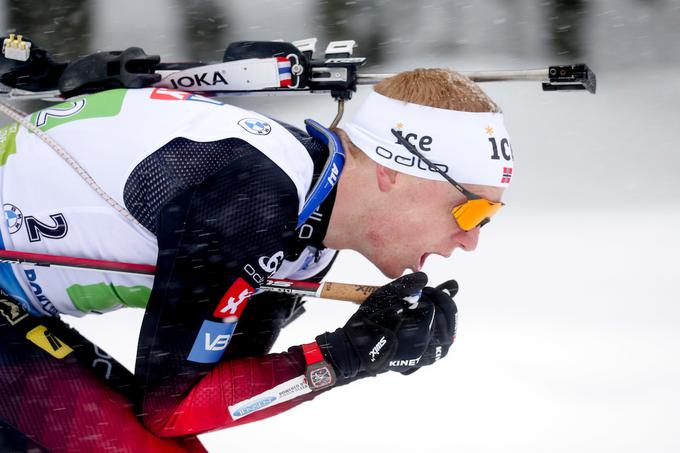 Johannes Thingnes Boe po sredini zmagi v mešani štafeti: Poskušal se bom sprostiti in ostati miren. To je zelo pomembno, da lahko dan za dnem dosegaš dobre rezultate. | Foto: Sportida