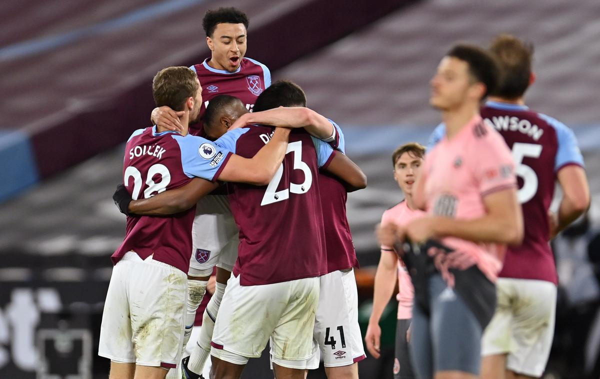 West Ham | Nogometaši West Ham Uniteda so si na tekmi proti Arsenalu zabili kar dva avtogola. | Foto Reuters