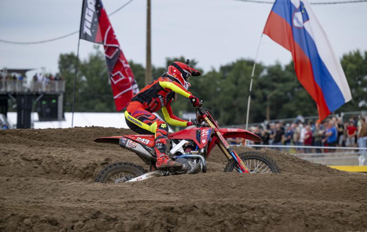 Tim Gajser Lommel Honda | Tim Gajser je imel nekaj svojih navijačev tudi v Belgiji. | Foto Honda Racing/ShotbyBavo