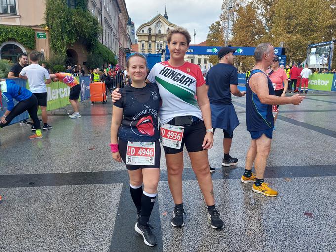 ... kot madžarski sta uspešno opravili s polmaratonom. | Foto: Pe. M.