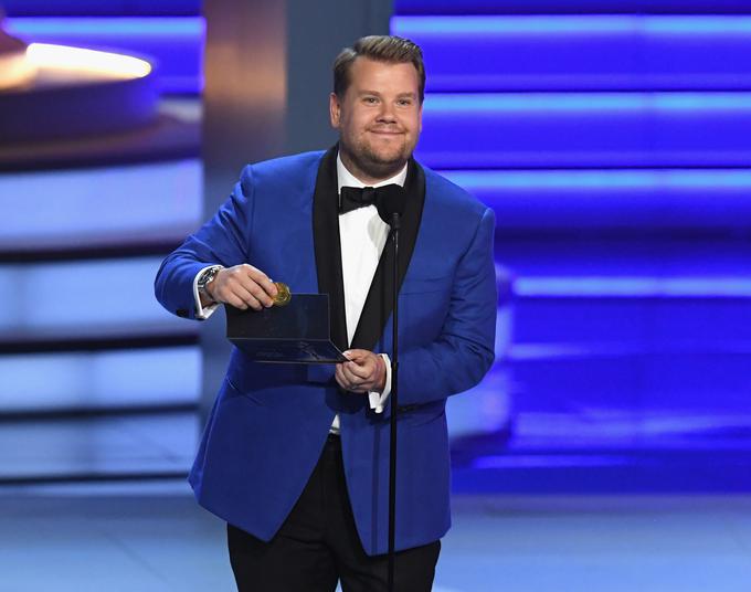 Podelitev je vodil komik James Corden. | Foto: Getty Images