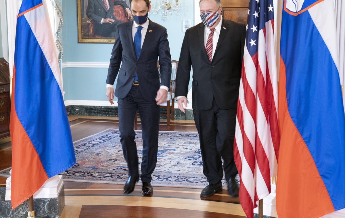 Mike Pompeo Anže Logar | Foto Vlada RS