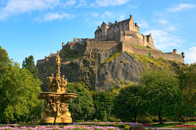 Grad Edinburg na Škotskem | Foto: Getty Images