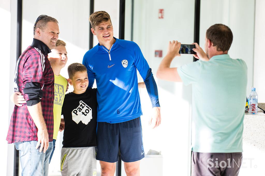 Slovenska nogometna reprezentanca trening