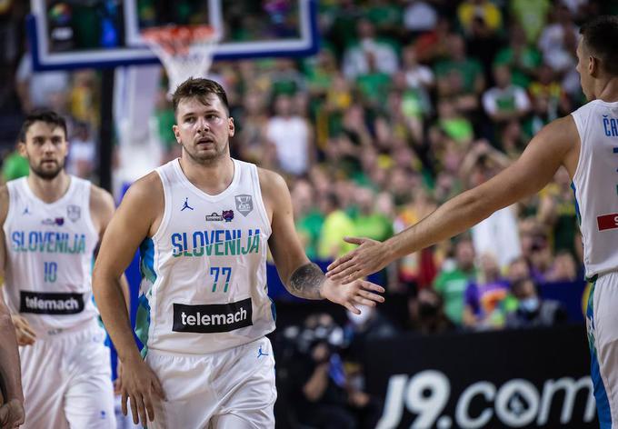 Slovenija : Litva slovenska košarkarska reprezentanca Eurobasket 2022, Luka Dončić | Foto: Vid Ponikvar/Sportida