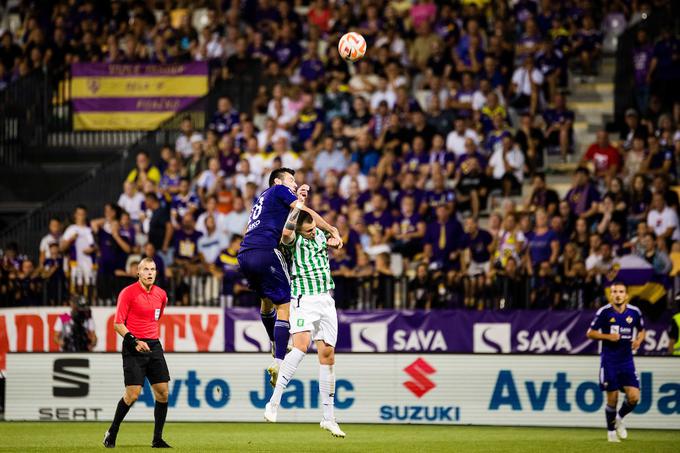 Maribor in Olimpija se bosta prvič v letu 2023 pomerila 19. februarja v Ljudskem vrtu. | Foto: Grega Valančič/Sportida