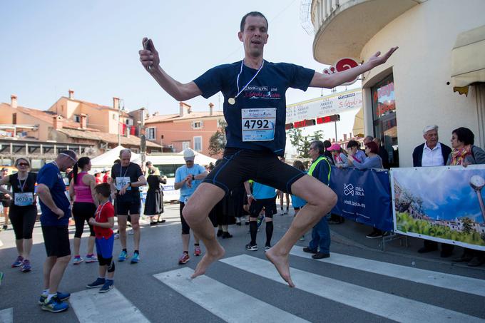 Jurij Rupnik je tekel bos.  | Foto: Urban Urbanc/Sportida