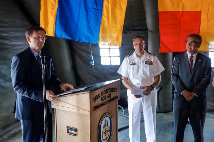 Miro Cerar, ameriška križarka, USS Monterey | Foto: 