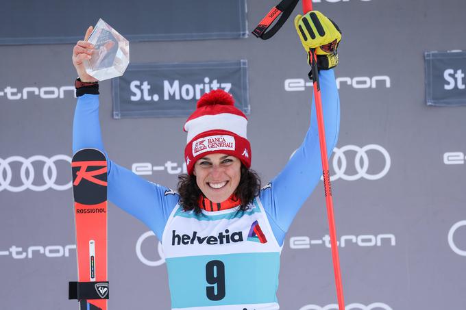 V vetrovni loteriji na skrajšani progi z nižjega starta je zmagala Italijanka Frederica Brignone. | Foto: Guliverimage/Vladimir Fedorenko